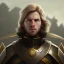 Placeholder: portrait, fantasy setting, man, 20 year old, messy dark blond hair, round face, naïve, round face, UHD