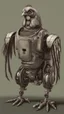 Placeholder: a chicken robot as a poster from a halloween horror movie, high detail