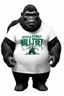 Placeholder: 500 pound gorilla wearing wall street t shirt