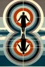 Placeholder: Symbolism art print of a Suprematism Art of a I see my own reflection reaching out to the viewer as an extension of the reflection that I used to be