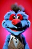 Placeholder: Waist up muppet Portrait, Nicolas maduro muppet doll, photo studio, red background, unreal engine 5, concept art, art station, ray tracing, lumen lighting, ultra detail, volumetric lighting, 3d.
