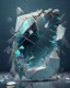 Placeholder: AI shattered glass marble art realisticv2 surrealism 4k resolution art