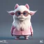 Placeholder: tiny cute {harry potter} toy, standing character, soft smooth lighting, soft pastel colors, skottie young, 3d blender render, polycount, modular constructivism, pop surrealism, physically based rendering, square image