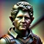 Placeholder: White Statue samwise gamgee, full body, Rome sculpture style, full body, details, fresco background, hyper realistic, 8k,