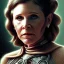 Placeholder: carrie fisher in the arms of harrison ford, waist up portrait, intricate, oil on canvas, masterpiece, expert, insanely detailed, 4k resolution, retroanime style, circular reflective eyes, cinematic smooth, intricate detail , soft smooth lighting, soft pastel colors, painted Renaissance style