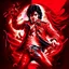 Placeholder: Michael Jackson, high detailed concept art, front facing, dynamic pose, full body, disney, red background color, t-shirt design,