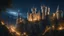 Placeholder: Medieval castle, fantasy, night, glare, sparkles, clear lines, detail, fine rendering, high resolution, 4K, photorealism, precise focus,