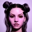 Placeholder: perfect symmetry,Rosalía artist, black eyeliner, cyberpunk, pigtails hair, gold, pink, geisha, led lights, fog, rain, latex, soft color, highly detailed, art stations, concept art, smooth, unreal engine 5, god rays, ray tracing, RTX, lumen lighting, ultra detail, volumetric lighting, 3d, finely drawn, high definition, high resolution.