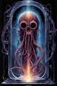 Placeholder: Modern movie poster art by Drew Struzan, surreal composition for sci-fi hooror movie "ABANDONDED LAB", dark colors, lovecraftian creatures suspended viscous liquid in cryogenic chambers, digital art, weirdcore, art from beyond, dramatic, poster art masterpiece!, by Terry Oakes