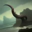 Placeholder: franz frazetta style,sea serpent