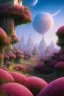 Placeholder: landscape with roses, unicorns, H. R. Giger Tishk Barzanji Michiel Schrijver Zdzisław Beksiński Beautiful synthwave city painting, digital illustration, extreme detail, digital art, 4k, Ultra HD