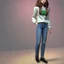 Placeholder: teen pretty realistic full body