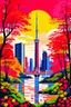 Placeholder: shanghai in autumn in the style of Hiroshi Nagai