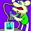 Placeholder: Mad scientist rat electricity