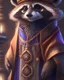 Placeholder: photorealistic cute coatimundi wizard, hyperdetailed painting, luminism, Bar lighting, complex, ancient greek clothes, messy brown old clothes, 4k resolution concept art, Artgerm, WLOP, Alphonse Mucha, 3d render, octane render, intricately detailed, cinematic, trending on artstation | Isometric | Centered hipereallistic cover photo awesome full color, hand drawn, dark, gritty, realistic mucha, klimt, cinematic