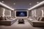 Placeholder: dedicated home cinema room with LED lighting in the walls make sure the room is completely symmetrical