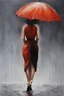 Placeholder: surrealism,abstract Seine drawing type pencil and painting,,draw a portrait of a woman wearing a fire skirt,modern painting,anders abstract art,portrait perfection,abstract painting ,acrylic art,oil paint,a great work of art,sharp brush strokes,rain