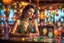 Placeholder: Coloured glass beautiful brunette woman in the tiki bar with cocktails set with gemstones, glittering metal stems and gemstone leaves on a room table sharp focus elegant extremely detailed intricate very attractive beautiful dynamic lighting fantastic view crisp quality exquisite detail gems and jewels S<AI in sunshine Weight:1 Professional photography, bokeh, natural lighting, canon lens, shot on dslr 64 megapixels sharp focus Weight:0.9