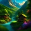 Placeholder: "Immerse in a breathtaking cinematic landscape - a majestic mountain peak adorned with lush forests and vibrant grass, against a backdrop of an azure sky. Experience the awe-inspiring colors with heightened accuracy, as nature's beauty unfolds before you. Enter a realm where every hue comes alive, crafting an unforgettable visual symphony. Surrender to the enchantment of this captivating scenery."