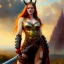 Placeholder: portrait 'beautiful Sexy busty Redhead Sif',Braids,horned helmet, celtic tattoed,painting by gaston bussiere, greg rutkowski, yoji shinkawa, yoshitaka amano, tsutomu nihei, donato giancola, tim hildebrandt, oil on canvas, cinematic composition, extreme detail,fit full head inside picture,32k