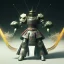 Placeholder: A portrait of a crystalised robot samurai with yakuza tatu, atmospheric, realistic, unreal engine cosmic galactic, cinematic lighting, octane render, random colors, transparent, cosmic ambiance, masterpiece, art by Yoji Shinkawa, composing fit inside