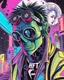 Placeholder: Surrealism Collage Techno Cyberpunk Punker Surrealism Art Work Neons colors colorful,find details