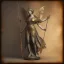 Placeholder: a greek marmor statue of athena, steam punk, scary, horror, realistic, made in octane, cinematic, movie, CGI, ultra-realistic, extremely detailed octane rendering, 8K, VRAY Super Real ar 2:3, dof photorealistic futuristic 50mm lens hard lighting dark gray tintype photograph, realistic lighting, sephia colors