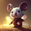 Placeholder: midget male with the head of a cute mouse wearing sunglasses, dramatic, dramatic lighting, volumetric lighting, hyperrealism, 8k, high quality, photorealistic, lot of details