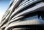 Placeholder: Zaha hadid sheikh chanel, futuristic building facade, 16K, ultra realism. day lighting