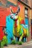 Placeholder: lama street art