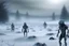 Placeholder: Aliens on the the winter ground