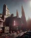 Placeholder: Ultra Realistic retro sci-fi movie San Francisco scene, 1960 year, waist up view portrait, a super giant blonde woman, sweet teenager Jane Fonda face, perfect iris, glow eyes, face makeup, tight latex coat, many people, Retro sci-fi style, soft color, highly detailed, unreal engine 5, ray tracing, RTX, lumen lighting, ultra detail, volumetric lighting, 3d, finely drawn, high definition, high resolution.