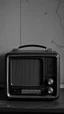 Placeholder: An old radio black and white picture