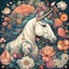 Placeholder: Whimsical and magical illustration of a majestic unicorn, surrounded by colorful flowers and butterflies, realistic texture and lighting, created by artist Audrey Kawasaki, trending on Instagram.