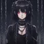 Placeholder: dark anime girl with a chains