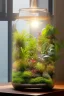 Placeholder: a glass jar terrarium filled with plants,concept art, highly detailed, digital art, sharp focus, trending on art station, illustration,digital painting ,