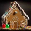 Placeholder: an intricate Hobbit-style gingerbread house with rainbow sprinkles, crushed rock candy, frosting, 8k resolution, centered, high-quality, ultrafine-detail, wide-angle lens, digital art, detailed matte, volumetric lighting, illustration, 3D octane render, brian froud, howard lyon, ben goossens, George Grie, alphonse mucha