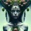 Placeholder: Portrait of beautiful girl, plant, metal, feathers, Dryad, fae, sidhe, ominous, nature, plants, wildflower, facepaint, dnd character portrait, intricate, oil on canvas, masterpiece, expert, insanely detailed, 4k resolution, retroanime style, cute big circular reflective eyes, cinematic smooth, intricate detail , soft smooth lighting, soft pastel colors, painted Renaissance style,bokeh, 800mm lens