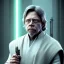 Placeholder: Hyper realistic jedi mark hamill Star Wars, accurate details, render, cinematic lighting