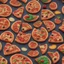 Placeholder: fantasy pizza land. illustration 3d style. HD. glowing