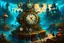Placeholder: Clockwork Wonderland: Combine elements of Lewis Carroll's Wonderland with intricate clockwork mechanisms and surreal landscapes, exploring the concept of time. Brushstroke driven style of Impressionism with realistic subject matter