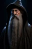 Placeholder: a cruel and sadistic old wizard, tall and thin old wizard with a long, white beard. He has sharp, beady eyes and a cruel smile. He is always dressed in black robes. unreal engine 5, concept art, art station, god lights, ray tracing, RTX, lumen lighting, ultra detail, volumetric lighting, 3d, scribbly, sketch