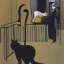 Placeholder: the cat travels on the Neuilly-sur-Seine by Duchamp