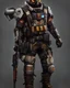 Placeholder: a titanfall pilot that is part bat, concept art, furry, humanoid, cyberpunk, anthropomorphic bat, titanfall 2