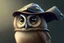 Placeholder: ANIMATED OWL WITH CAP