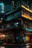 Placeholder: Cyberpunk building wildangel
