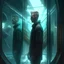 Placeholder: Stuck in this void place... the image Within the mirror, "X-RAY MIRROR", dark sci-fi fantasy, mirrorcore, artistic, surreal, sinister, profound, dramatic, vaporwave, digital painting