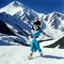 Placeholder: [1960’s stop-motion animation style of Reina del Invierno in Mexico] a 70s advertisement video TV for Olympic Games featuring elite cold weather athletics, La Abominable crystallizes the very air around her, challenging any luchadora to defeat her on the slopes of the mountain; as a claymation character toy from a claymation horror movie in burning rainbow land, from hell, creepy Videos, strange creatures everywhere , as old advertisement shot on video VHS