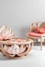 Placeholder: furniture inspired by lotus flowers