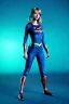 Placeholder: Waist up portrait, woman, make-up, happy, dildo, Realistic image, 60s, supergirl, tights minimal dress, sweat, Color background, photo studio, concept art, smooth, unreal engine 5, god lights, ray tracing, RTX, lumen lighting, ultra detail, volumetric lighting, 3d, finely drawn, high definition, 4k.